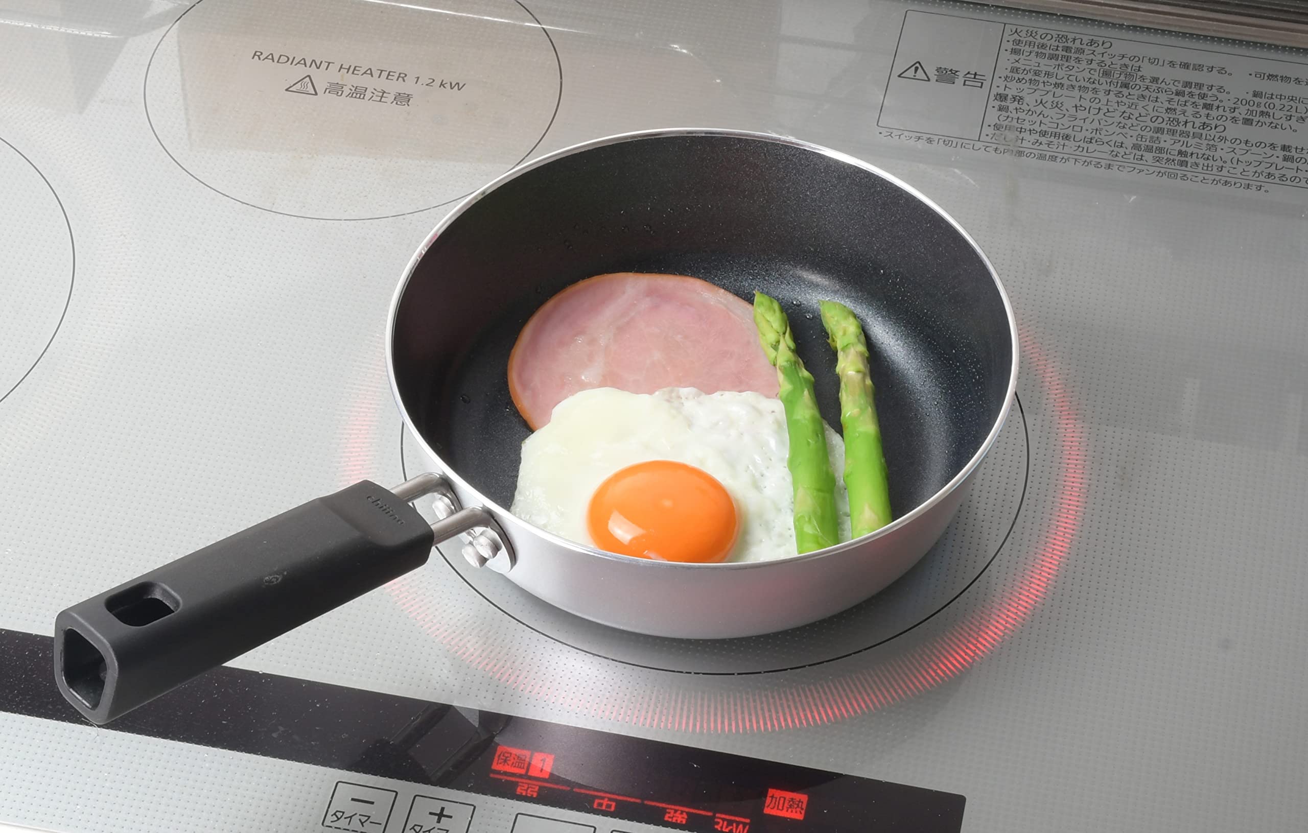 Amazon｜パール金属 フライパン 18cm IH対応 オール熱源対応 ふっ素